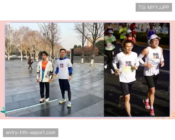 马拉松选手携手父亲一起冲线，两人跑步姿势一模一样，被网友称“遗传的坚持”